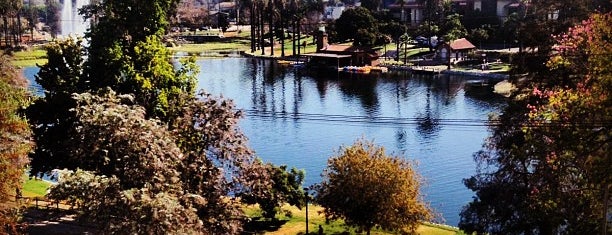 Echo Park Lake is one of LA.