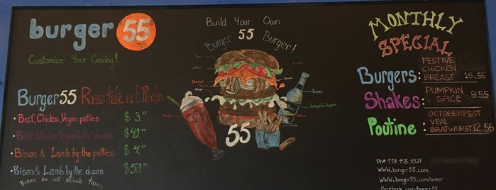 Burger 55 is one of Restaurants.