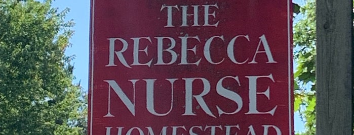 The Rebecca Nurse Homestead is one of Salem.