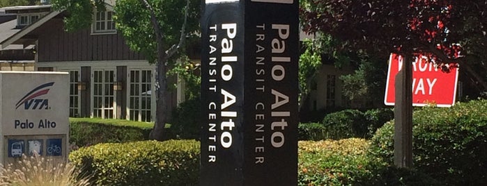 Palo Alto Caltrain Station is one of Tempat yang Disukai Taner.