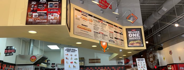 Jimmy John's is one of Sandwhich Joints.