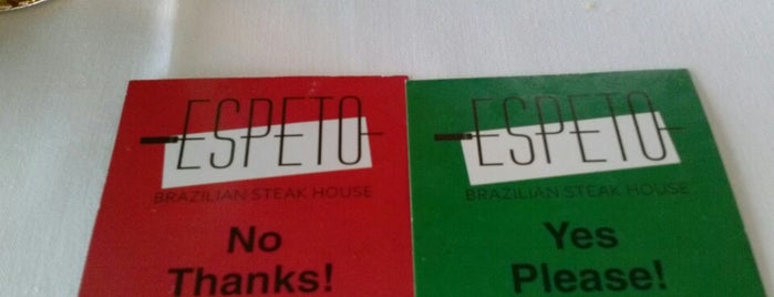 Espeto Brazilian Steakhouse is one of My places.