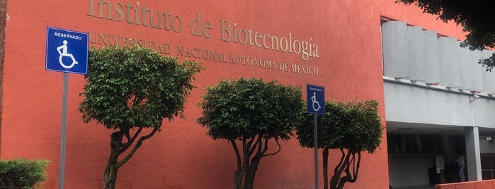 Instituto de Biotecnología, UNAM is one of Cuernavaca.
