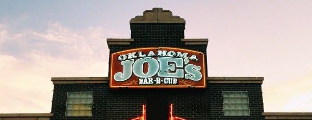 Oklahoma Joe's BBQ is one of Tulsa area BBQ joints.