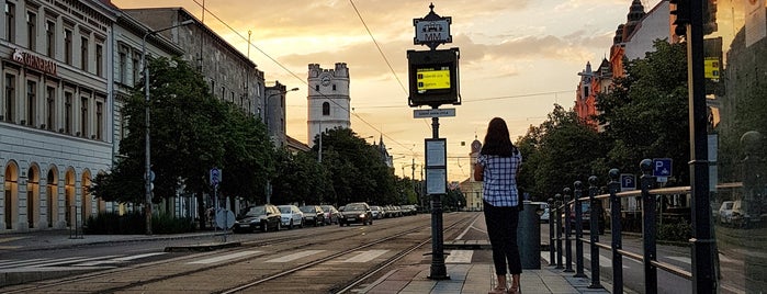 Szent Anna utca (1, 2) is one of Trams @ Debrecen.