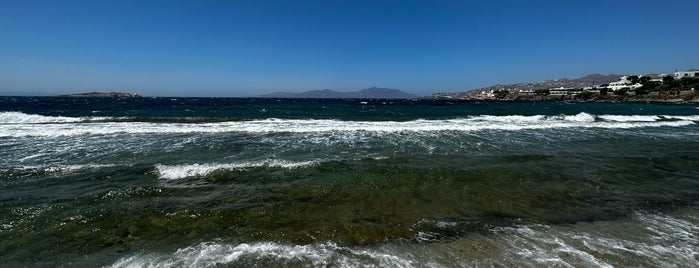 Megali Ammos Beach is one of Mykonos.