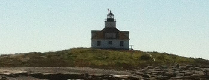 Egg Rock Lighthouse is one of Bar Harbor, ME.