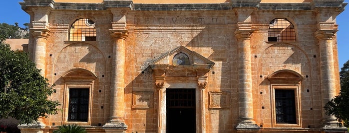 Monastery of Agia Triada is one of Crete Greece.