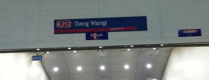 RapidKL Dang Wangi (KJ12) LRT Station is one of Pusing-pusing KL.