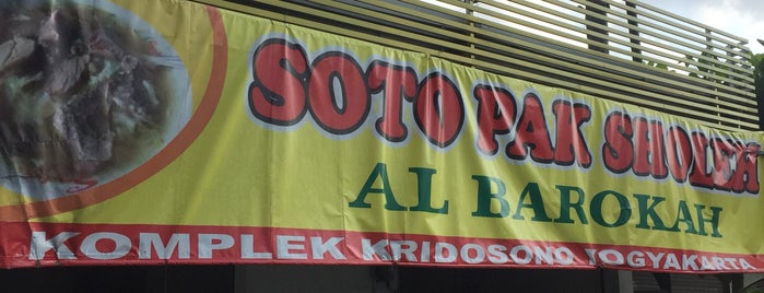 Soto Pak Sholeh Al Barokah is one of Culinary @ Jogja.