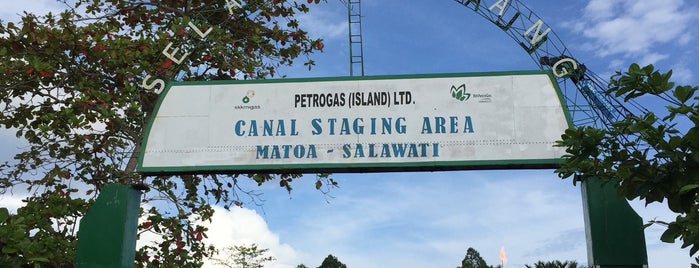 Canal Staging Area, RH PetroGas (Island).Ltd is one of Sorong-Salawati Trip 2022.