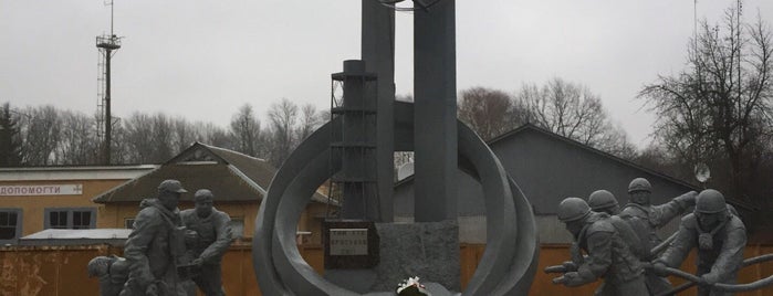 Меморіал загиблим ліквідаторам / Liquidators Memorial is one of Kyiv - Chernobyl Trip 2021.