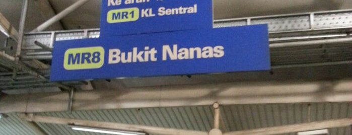 RapidKL Bukit Nanas (MR8) Monorail Station is one of Pusing-pusing KL.