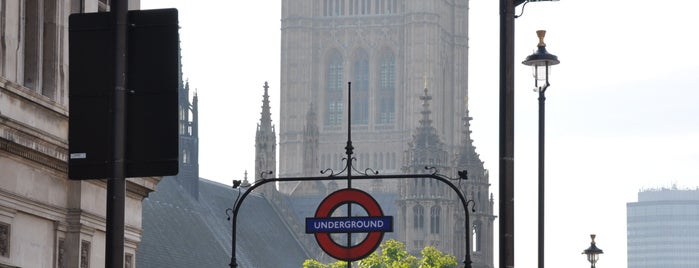 Westminster London Underground Station is one of London Calling.