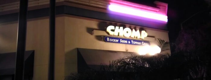 Chomp Sushi & Teppan Grill is one of Sushi and Japanese Food.