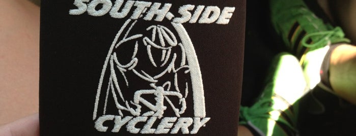 South Side Cyclery is one of Tempat yang Disukai James.