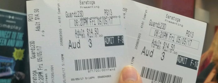 Criterion Cinemas 11 & BTX is one of Saratoga Springs.