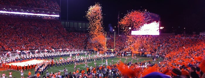 Frank Howard Field at Clemson Memorial Stadium is one of NCAA Division I FBS Football Stadiums.