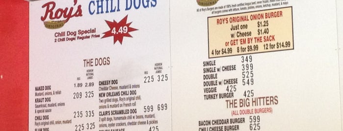 Roy's Chili Dogs is one of vaca.