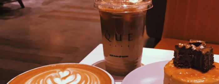 QUE Cafe is one of coffee shop for studying.