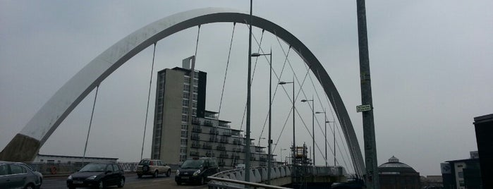 Clyde Arc (Squinty Bridge) is one of Glasgow.