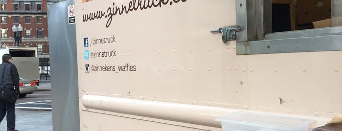 Zinneken's Belgian Waffle Truck is one of Where to go in Boston.