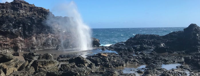 Blow Hole is one of maui trip.