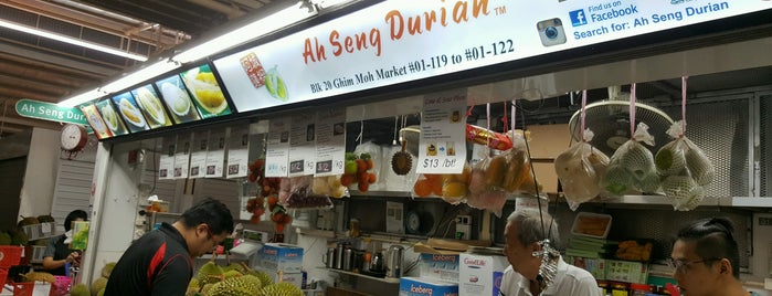 Ah Seng Durian is one of Good Food Places: Hawker Food (Part II).
