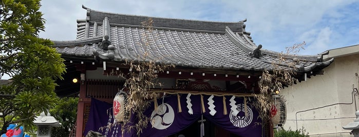 原稲荷神社 is one of 神輿で訪れた場所-1.