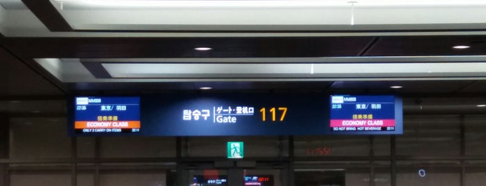 Gate 117 is one of Airport Gates : Visited.