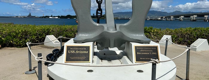 USS Arizona Memorial is one of I'm Christa H. and I approve this venue..
