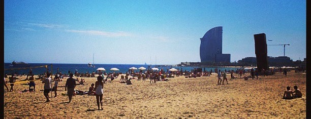 Barceloneta Beach is one of Barcelona.