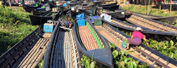 Nanpan Village Floating Market is one of 10 days in Myanmar.