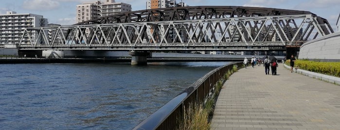 隅田川橋梁 is one of 鉄道の橋.