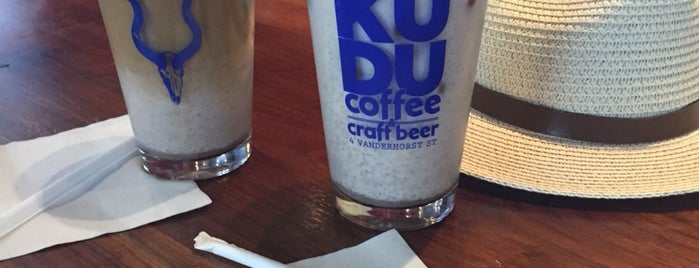 Kudu Coffee & Craft Beer is one of Lugares favoritos de Rachel.
