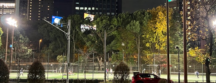 Shiba Park Tennis Court is one of 近所のテニス練習場.