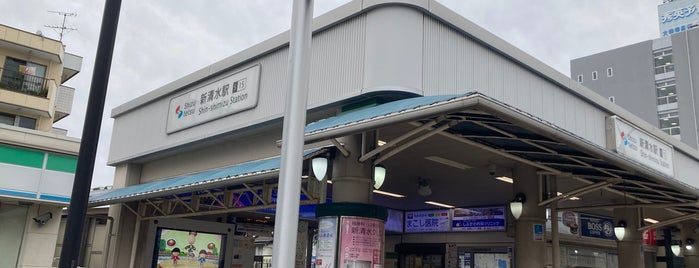 Shin-Shimizu Station (S15) is one of 終着駅.