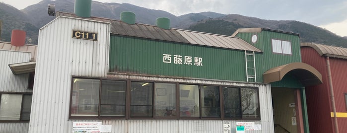 西藤原駅 is one of 中部の駅百選.