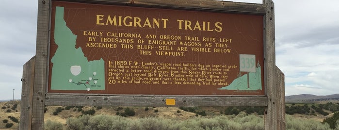 Historical Site - Emigrant Trails is one of Oregon Trail.