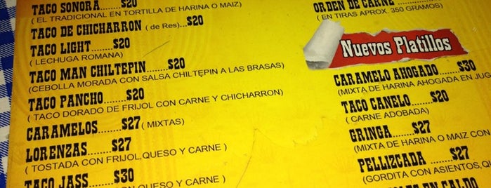 Tacos Sonora is one of Lugares favoritos de Adrian.