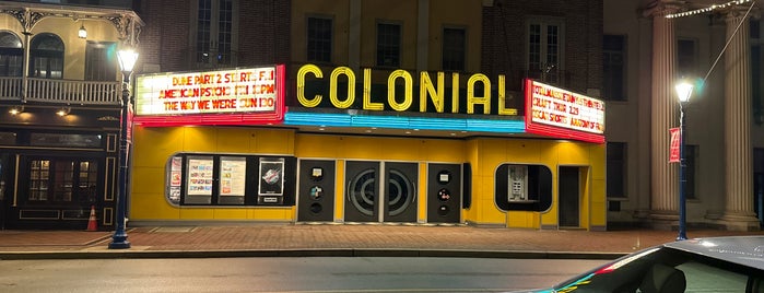 The Colonial Theatre is one of Movie Night.