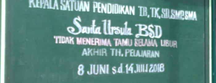 Sekolah Santa Ursula is one of SCHOOL ACTIVITY.