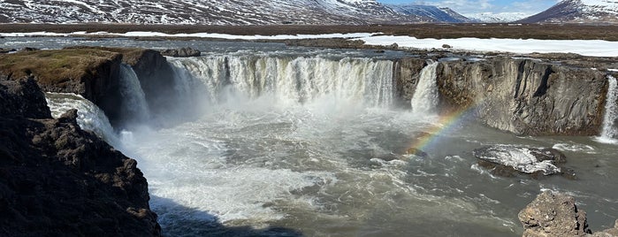 Goðafoss is one of Icelandic and 100 letters 🌀⛄☃❄.