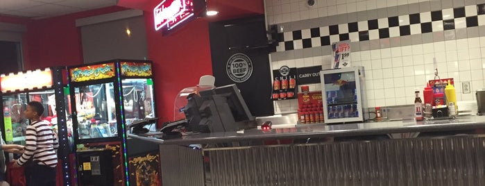 Steak 'n Shake is one of place.