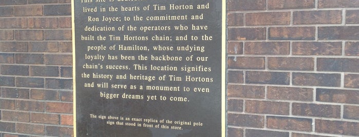 Tim Hortons is one of Restaurants.