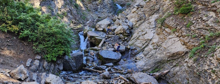 Donut Falls is one of UT.