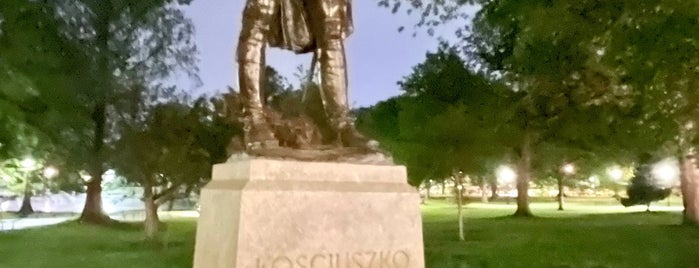 Tadeusz Kosciuszko Statue (Boston Public Garden) is one of MA.