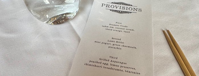 Provisions is one of SL Mag 2018 Dining Awards.