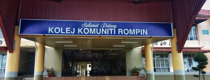 Kolej Komuniti Rompin is one of Learning Centres, MY #1.