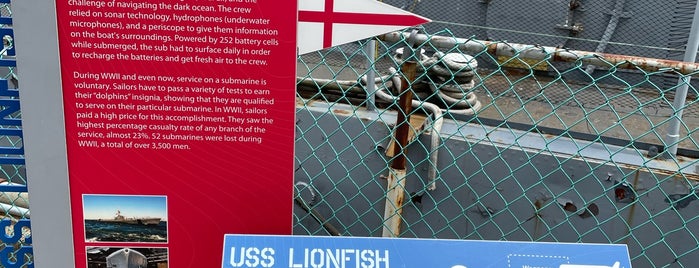 USS Lionfish is one of Filming ovation.